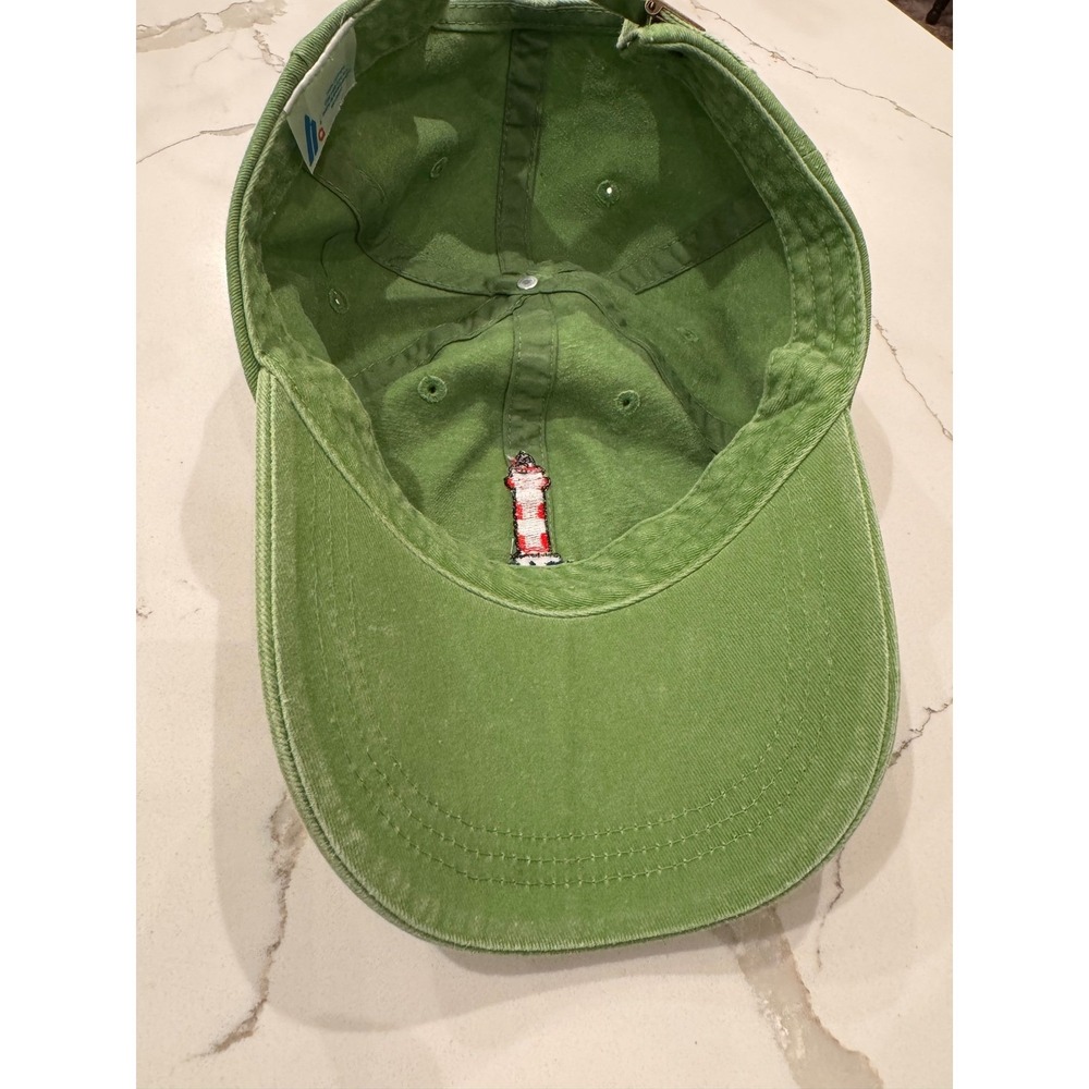 Hilton Head Island Harbour Town Lighthouse Green Cotton Dad Hat‎ Adjustable Cap - Picture 3 of 5